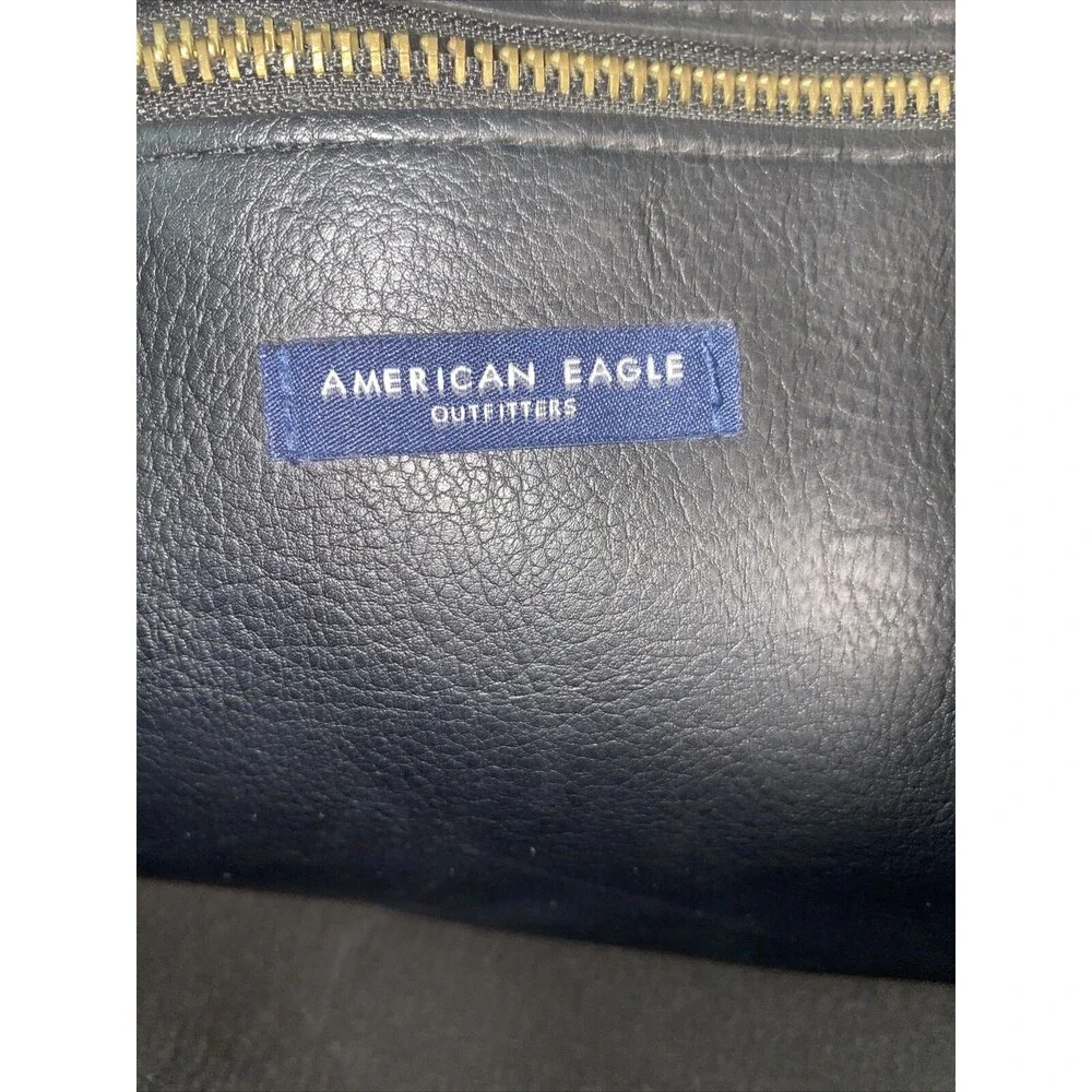 American Eagle Studed Rhine genuine soft Imitation leather tote Bag 16x15